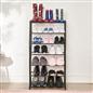 OHS 7 Tier Shoe Rack Stand Storage Compact Space Organiser Shelf Metal 21 Pairs