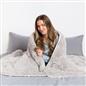 OHS Fluffy Fleece Weighted Blanket Sensory Adult Sleep Anxiety Soft Throw