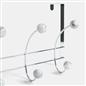 OHS Marble Over-the-Door Hook Hanger Heavy Duty Coats Towel Rack