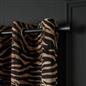OHS Velvet Eyelet Blackout Curtains Animal Print Ready Made Ring Top