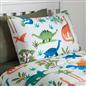 Dino Coverless Duvet Pillowcase 10.5 Tog Kids Single Quilt Camping Bedding Set