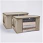 Large Underbed Storage Bags 2 Pack Clothes Shoes Organiser Folding Zipped Cube
