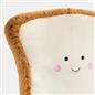 OHS Toast Hottie Microwaveable Warmie Fluffy Novelty Heat Pad Hand Warmer