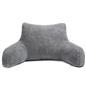 OHS Teddy Fleece Reading Pillow Cuddle Cushion with Arms Lumbar Bed Chair