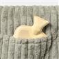OHS Reading Cuddle Cushion Fleece Heatable Pillow Arms Chair Back Support