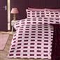 OHS Checkerboard Print Bedding Set Microfibre Duvet Cover with Pillowcase