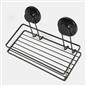 OHS Suction Shower Caddy Organiser Wall Mounted Bathroom Shelf Rust Resistant