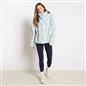 OHS Print Teddy Fleece Half Zip Jumper Womens Pullover Sweatshirt Long Sleeve