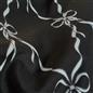 OHS Bow Lattice Bedding Set Microfibre Reversible Duvet Cover with Pillowcase