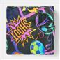 OHS Comic Football Throw Ultra Soft Blanket Flannel Fleece Lightweight Bedspread