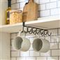 OHS Under Shelf Organiser Storage Wire Rack Basket Hook Hanger Kitchen Decor