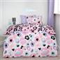 Leopard Reversible Duvet Cover Set Soft Quilt with Pillowcases Animal Bedding