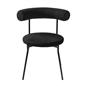 OHS Boucle Dining Chair with Metal Legs Modern Upholstered Kitchen Chair