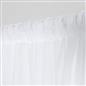 OHS Linen Look Voile Net Curtains 2 Panels Rod Slot Top Pair Home Set 55x87
