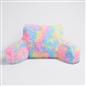OHS Fluffy Cuddle Cushion Reading Pillow with Arms Lumbar Bed Chair