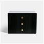 OHS Ribbed Desktop Drawers Organiser Freestanding Tabletop Cabinet Storage Unit