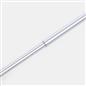 OHS 120-200cm Curtain Pole Extendable Metal 16mm Ball Trumpet Twist Finnials