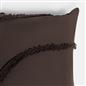 OHS Tufted Contour Cushion Covers 2 Pack Decorative Square Pillowcases