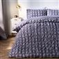 OHS Filled Quilted Seersucker Duvet Cover Bedding Set