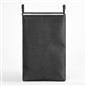 Laundry Basket Bag Foldable Drawstring Clothes Bin Organiser Faux Linen Handles