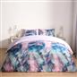 OHS Marble Bedding Set Reversible Duvet Cover with Pillowcase Single Double King