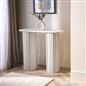 OHS Madison Console Table Ribbed Engineered Wood Entryway Display Unit Decor