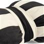 OHS Bow Shaped Cushion Striped Matte Velvet Novelty Decorative Scatter Pillow