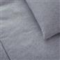 OHS Coverless Duvet & Pillowcase 10.5 Tog Bedding Set Easy Care Reversible