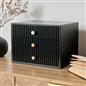 OHS Ribbed Desktop Drawers Organiser Freestanding Tabletop Cabinet Storage Unit