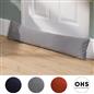 Draught Excluder Matte Velvet Fabric Door Stop Energy Saving Draft Window Seal