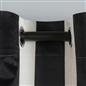 Stripe Blackout Eyelet Curtains Thermal Pair of Ring Top Panels Ready Made Décor