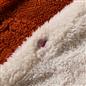 OHS Pumpkin Tufted Duvet Cover Set Halloween Autumn Teddy Fleece Bedding