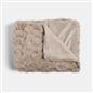 OHS Waffle Throw Bed Blanket Faux Fur Supersoft Warm Fleece Cosy Plush