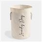 OHS Slogan Laundry Bag Foldable Hamper Basket Washing Bin Clothes Storage