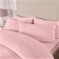 OHS Frill Edge Bedding Set Microfibre Decor Duvet Cover with Pillowcase