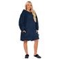 OHS Electric Heated Oversized Hoodie Blanket with Sleeves Wearable Sherpa Giant