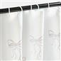 OHS Bows Shower Curtain with 12 Hooks Mould Proof Bathtub Curtains