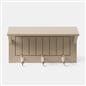 OHS Coat Rack Wall Mounted Shelf Engineered Wood Floating Display Unit