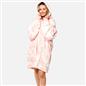 OHS Oversized Sherpa Tie Dye Hoodie Zip Up Womens Sweatshirt Cardigan UK