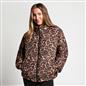 OHS Puffer Jacket Windproof Padded Winter Outerwear Cropped Zip Coat Hiking