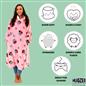 Minnie Mouse Hoodie Blanket Oversized Wearable Soft Sherpa Fleece Throw, Pink