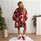 Xmas Hoodie Blanket Throw Sherpa Fleece Warm Plush Jumper Sweatshirt Super Soft