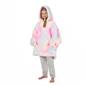 Hoodie Blanket Fluffy Long Fibre Sherpa Fleece Kids Oversized Sweatshirt Throw