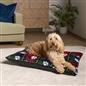 OHS Print Pet Bed Fleece Paw Checks Leopard Stripes Xmas Calming Cushion Dog Cat