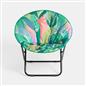 OHS Moon Camping Chair Round Folding Outdoor Garden Portable Seat