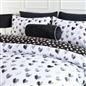 OHS Watercolour Bedding Set Hearts Microfibre Duvet Cover with Pillowcase