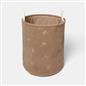 OHS Storage Basket Handles Boucle Fleece Laundry Clothes Organiser