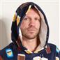 OHS Mens Printed Loungewear Set Winter Sherpa Nightwear 2-Piece Hoodie Jogger