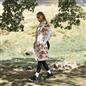 OHS Fleece Pocket Scarf Leopard Autumn Fluffy Sherpa Winter Wrap Hand Warmer