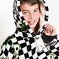OHS Kids Hoodie Blanket Halloween Prints Sherpa Lined Wearable Throw
